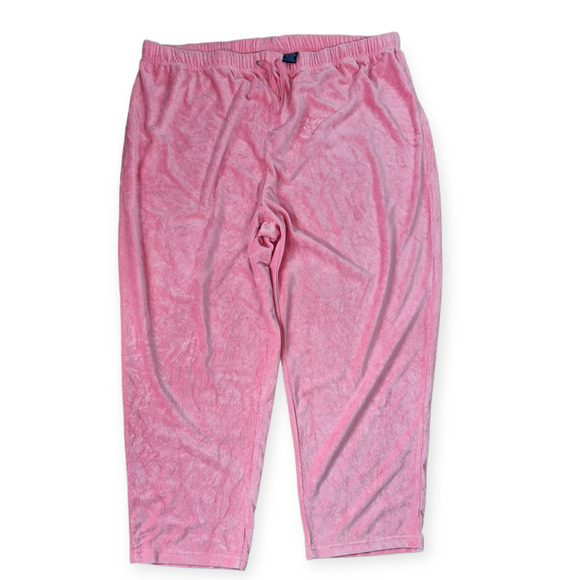 Y2K Pink Velour Track Pants, Barbiecore 3X - Picture 2 of 7